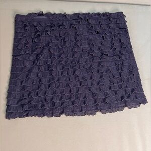 Xhilaration Ruffle Mini Skirt – Purple (Size Small)